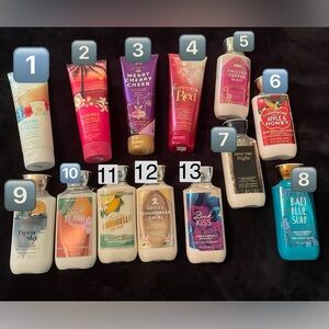 Various Lotions